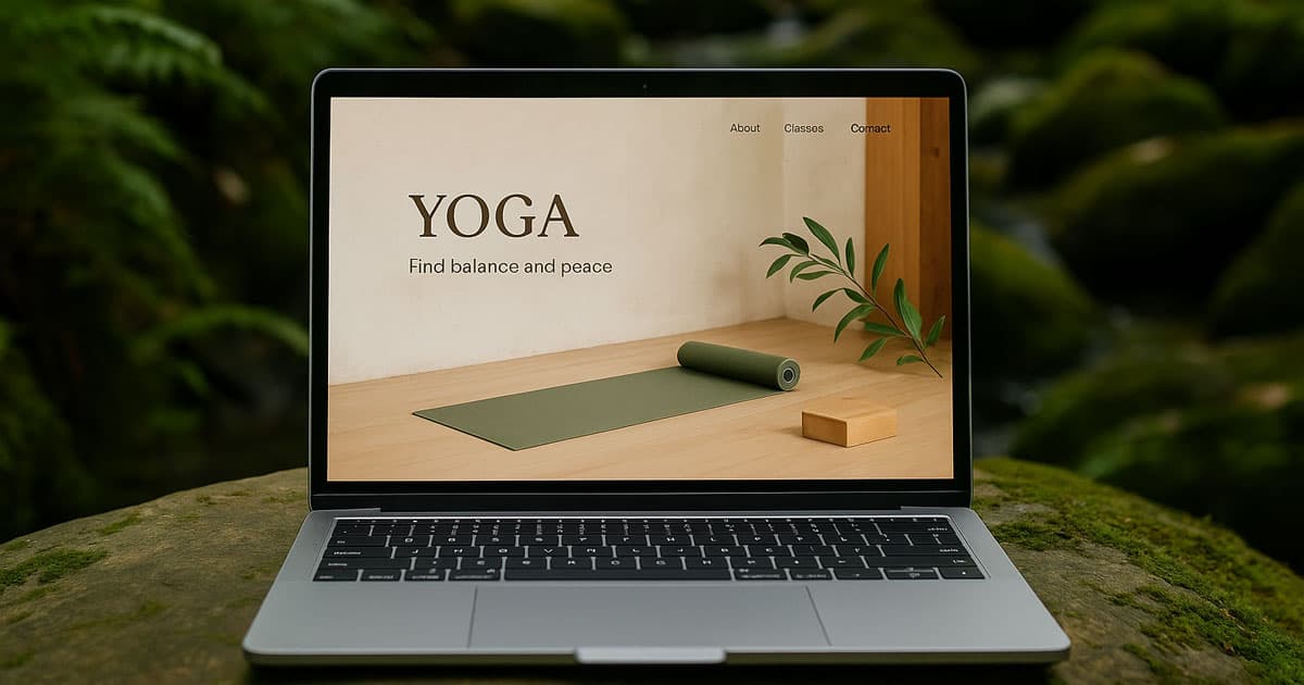 yoga website design inspirations