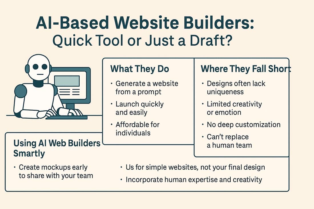 conclusion about AI based website builders