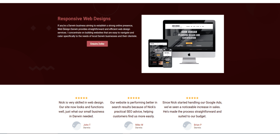 Website Design Darwin