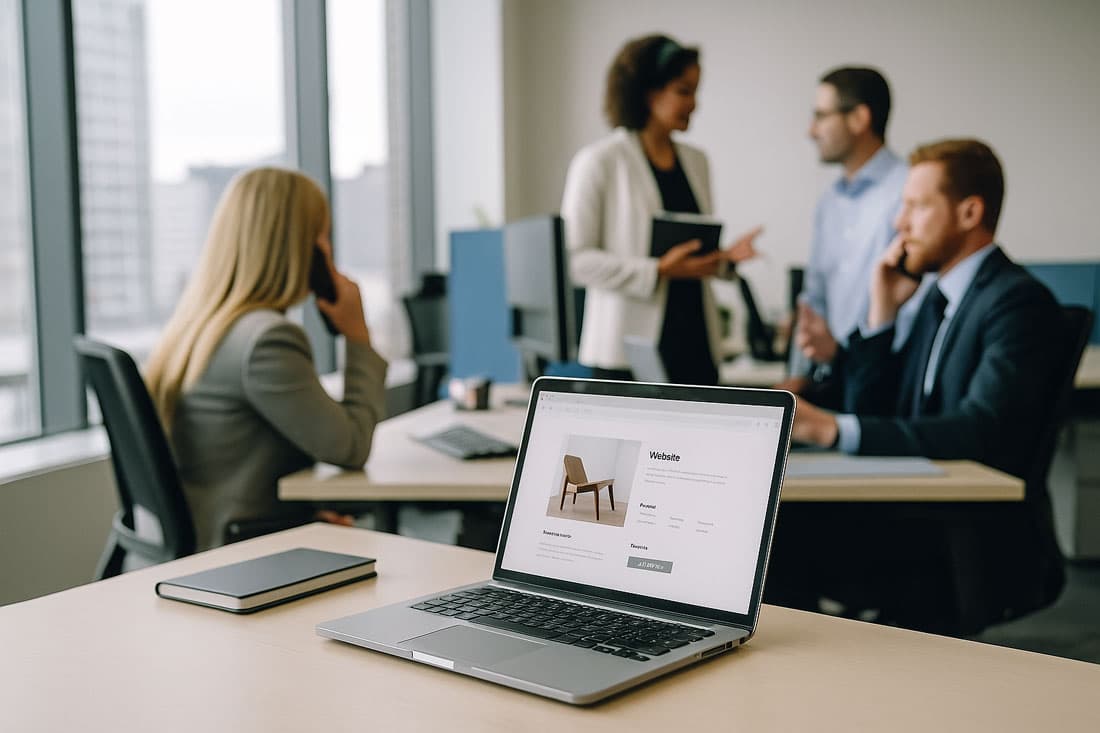 some people think a website can replace a sales team