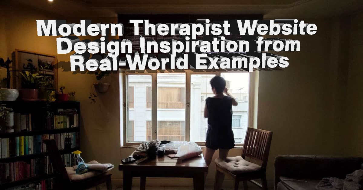 Therapist Website Design Inspiration