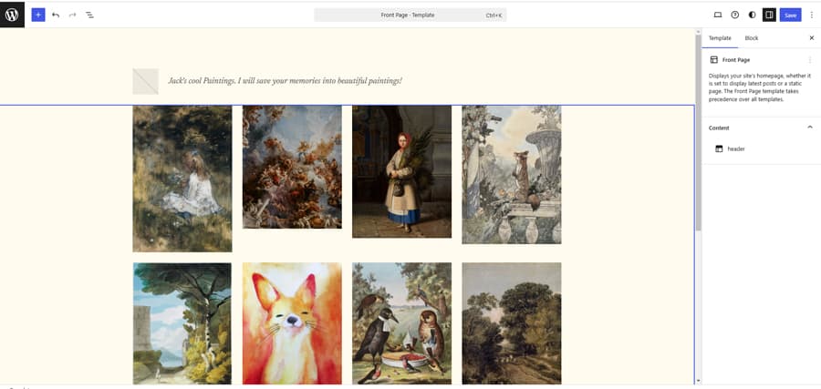 upload portfolio items on portfolio website