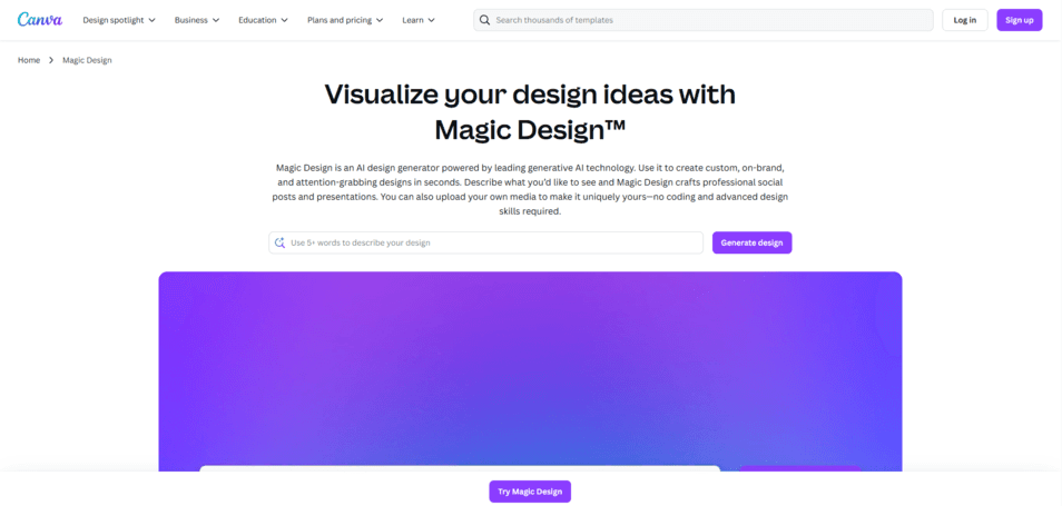 Canva (Free with AI Features)