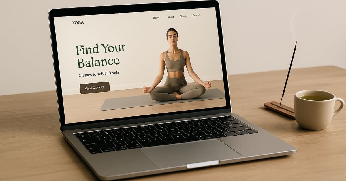 yoga website design inspirations