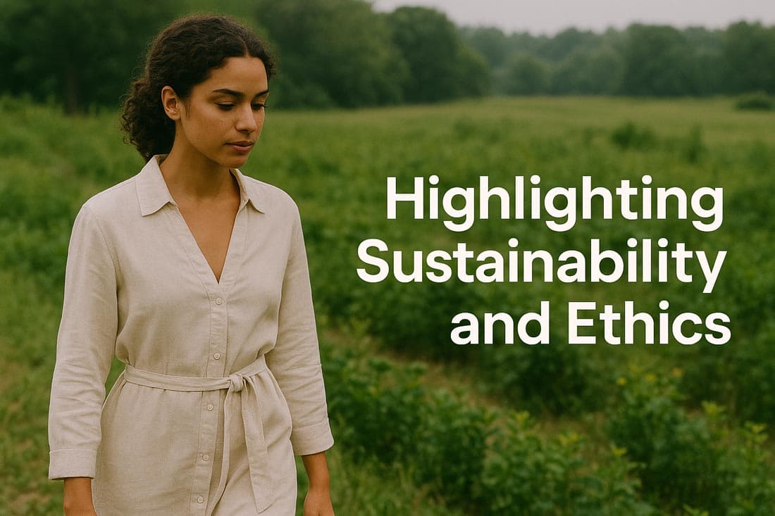 green fashion attracts more customers; Web Design Ideas for Clothing Brands