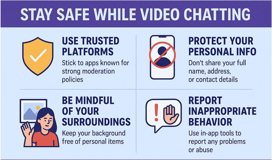 safety tips for video chatting