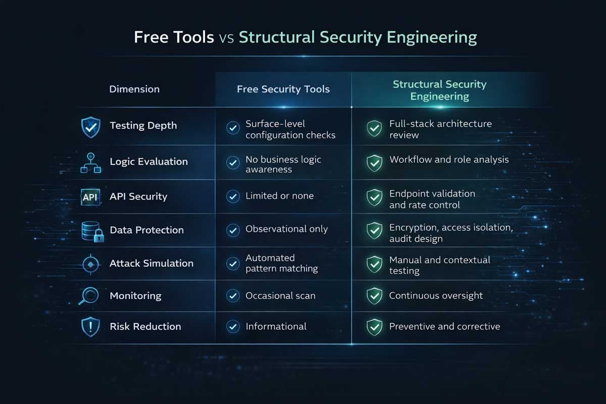 Free Online Website Security Testing Tools - infographic