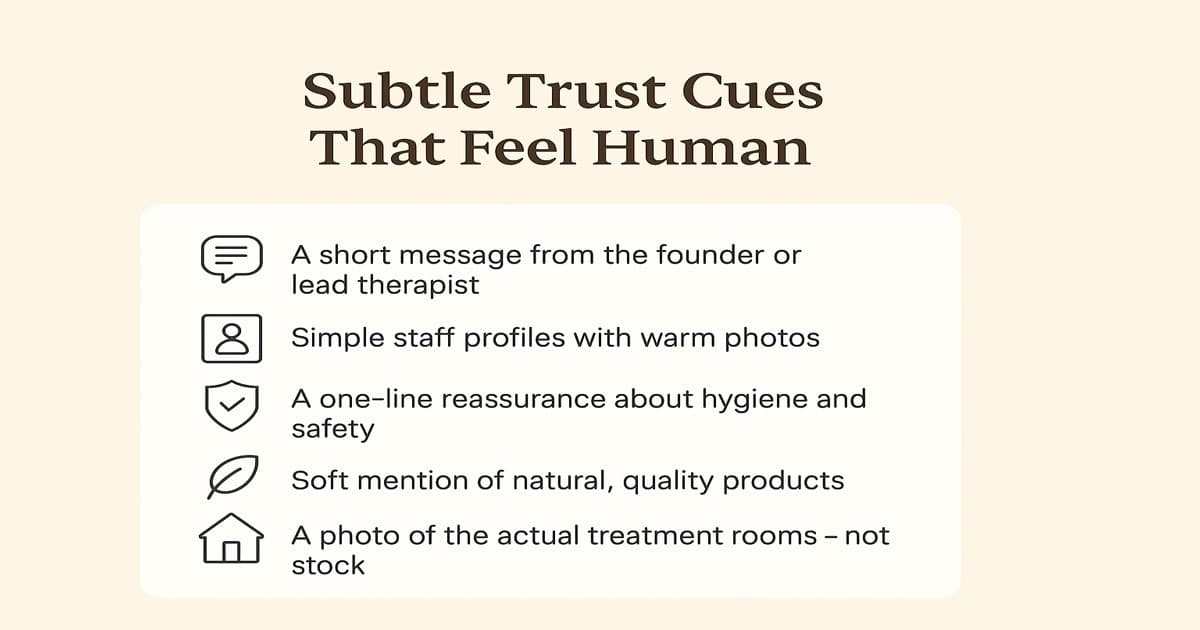Subtle Trust Cues That Feel Human